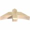 Ekena Millwork Bellingham Rough Sawn Timber Gable Bracket, Douglas Fir, 36"W x 15"H x 6"D x 6"F, 10/12 Pitch GBW036X15X0606BEL00RDF - alternate 3